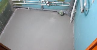 Наливной пол в туалете Котлас, цена от 881 руб.